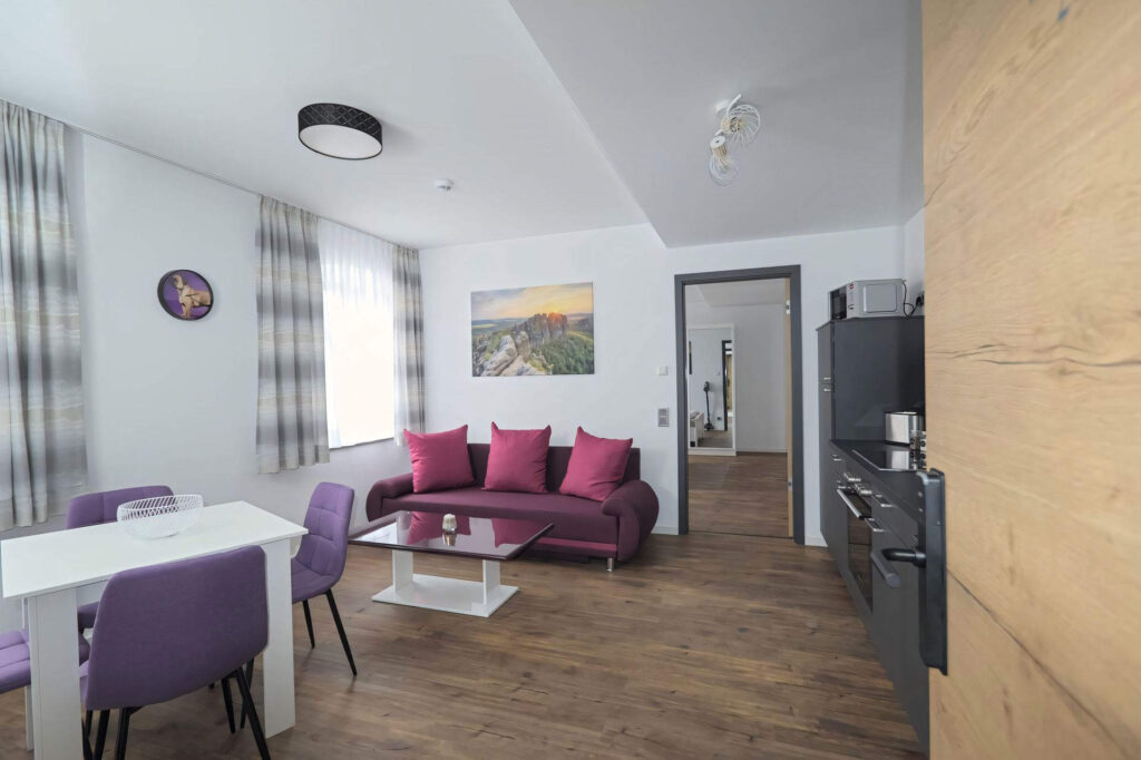 Ferienquartier 2 - Zirkelstein - Wohnzimmer